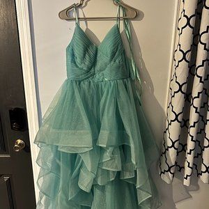 Light Cyan Prom Dress